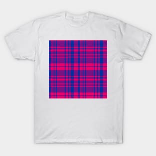 Bi Flag Madras pattern T-Shirt